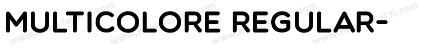 Multicolore Regular字体转换